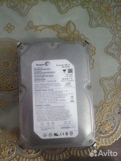 Жёсткий диск для пк 250гб