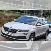 Skoda Karoq 1.4 AMT, 2020, битый, 17 000 км, с пробегом, цена 220 000 руб.