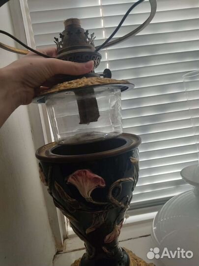 Лампа настольная антиквариат