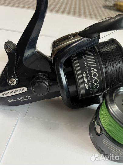Катушка shimano baitrunner DL 4000 FA