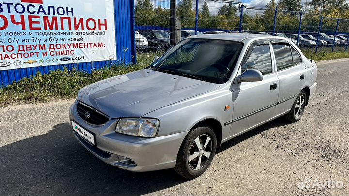 Hyundai Accent 1.5 МТ, 2007, 204 109 км