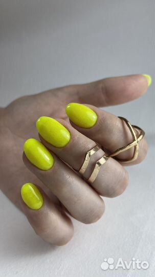 Пудровый маникюр