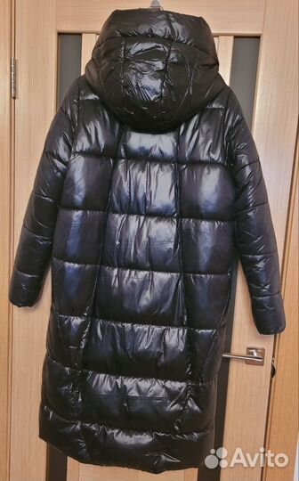 Пальто пуховик женское зимнее длинное