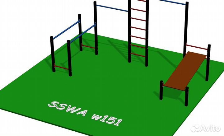 Воркаут площадка sswa 150 для взрослых и детей