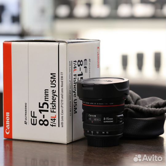 Объектив Canon EF 8-15 mm f/4L USM Fish-Eye