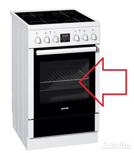 Внешнее стекло двери плиты gorenje 429744