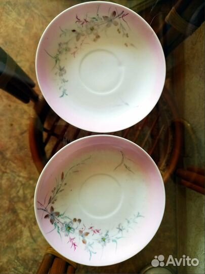 Фарфор Кузнецов.19 век. Набор чайно-кофейный