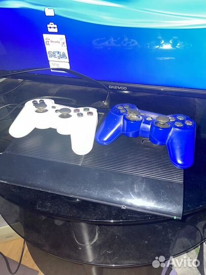 Sony PS3 super slim прошитая с играми