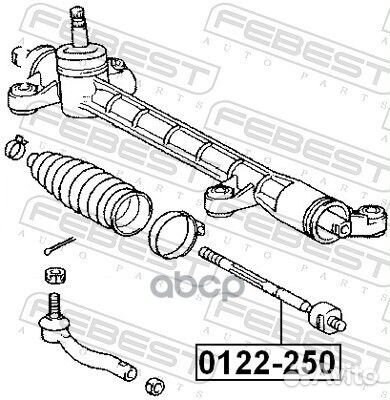 Тяга рулевая (toyota avensis ADT25#/AZT25#/CDT2