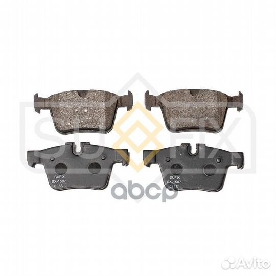 Колодки тормозные дисковые зад прав/лев SX1