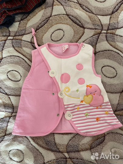 Пакет вещей на девочку 0-12мес