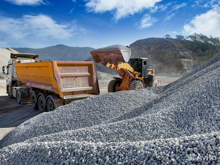 Щебень \ Земля мраморный от трех кубов