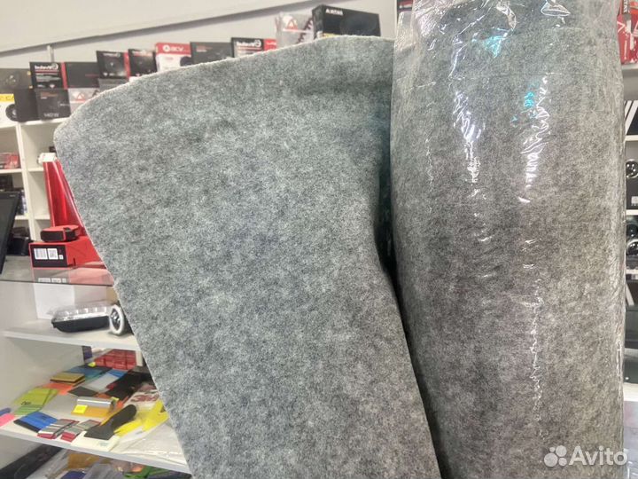 Самоклеящийся карпет серого цвета