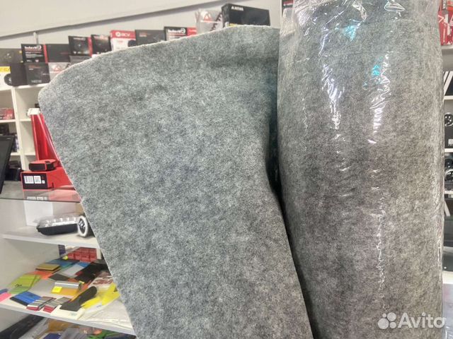 Самоклеящийся карпет серого цвета