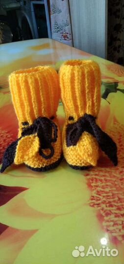 Пинетки вязаные