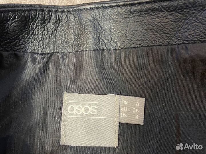 Юбка ASOS кожаная