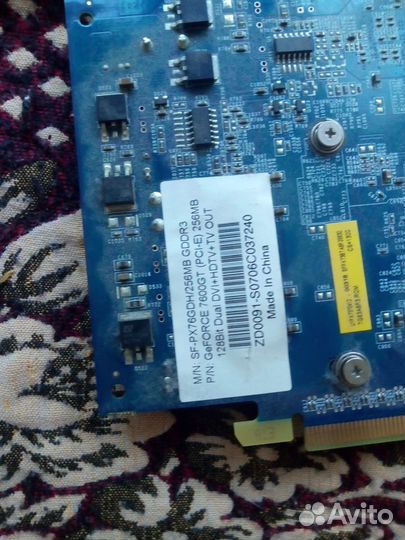 Видеокарта geforce 7600gt