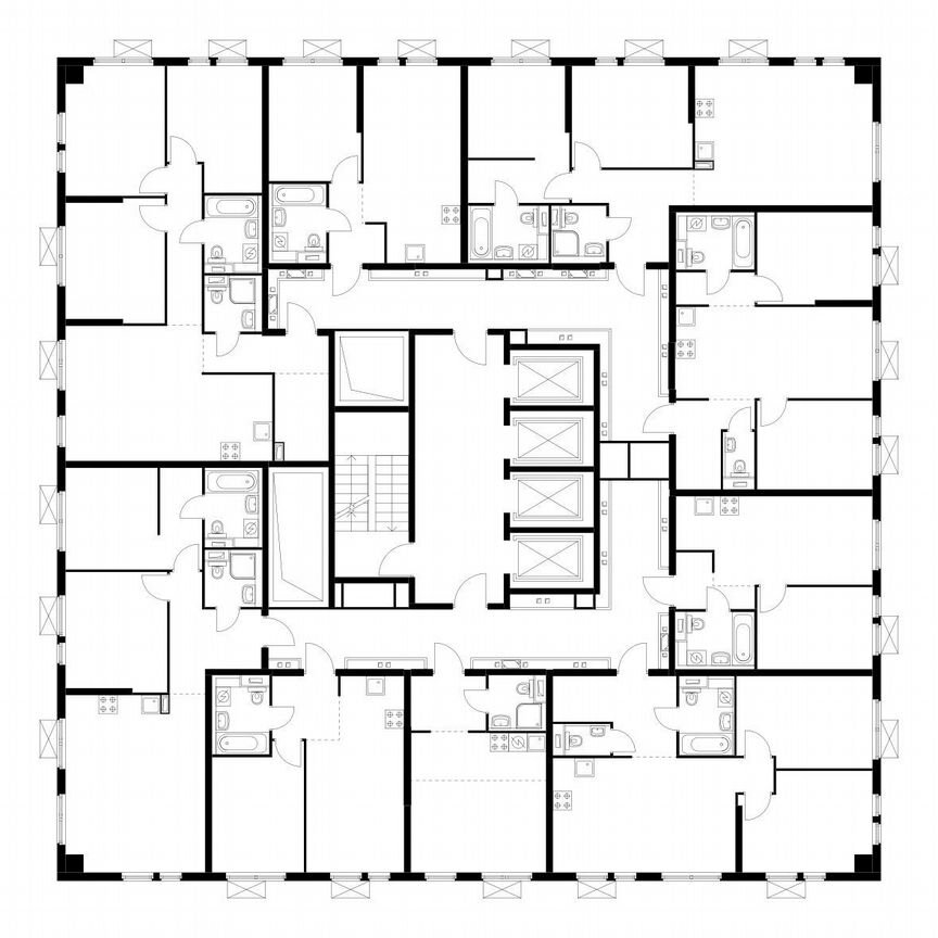 1-к. квартира, 31,2 м², 3/33 эт.