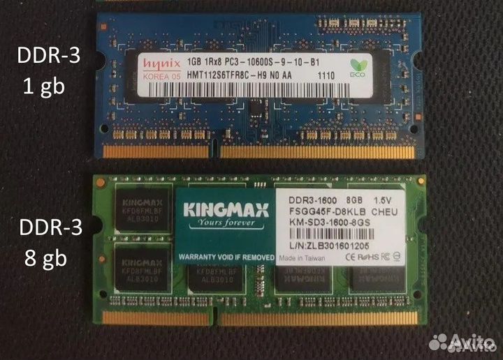 Планки оперативной памяти DDR-3