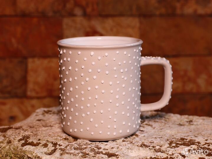 Керамическая кружка. Пупырки