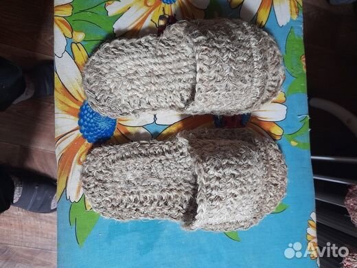 Тапочки конопляные