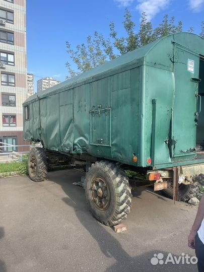 Прицеп двухосный на маз с кунгом