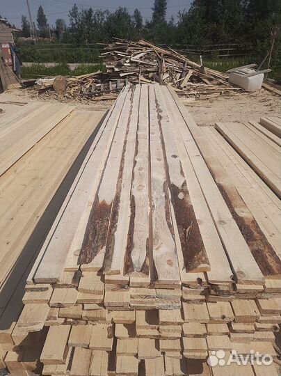 Доска от производителя 50х150х6000мм, сосна, опт