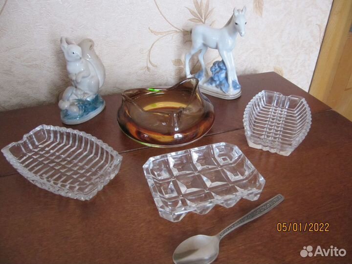 Пепельницы СССР. Разные 4шт