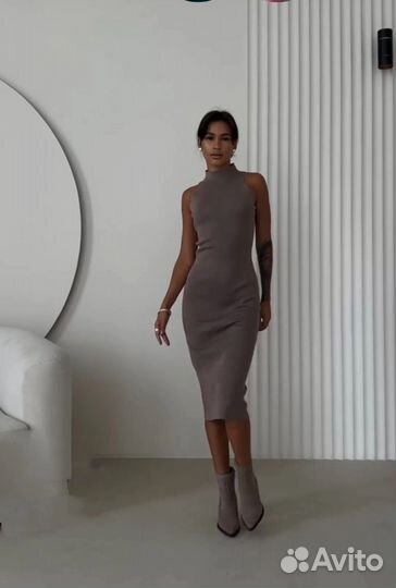 Трикотажное платье женское