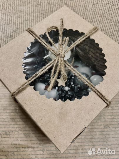 Подсвечник новогодний/рождественский своими руками