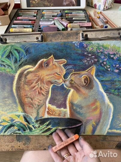 Картина пастелью 