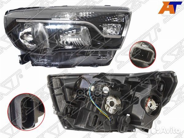 Фара LADA vesta 15- RH ST-13-0004 Sat