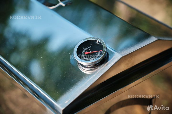 Коптильня из нержавейки 1,2мм 30*50*30