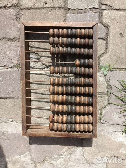 Счеты деревянные СССР, старинные, ретро