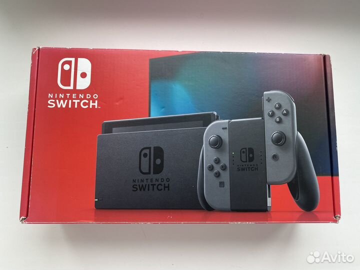 Nintendo switch rev 2 32 гб+ 1 тб