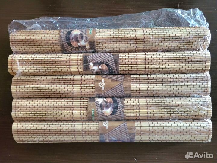 Салфетки на стол бамбук, 5 штук, размер 44 х 30