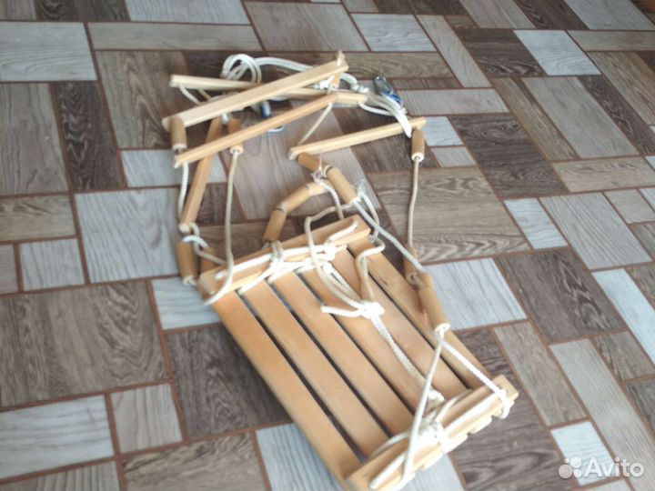 Качель подвесная дерево