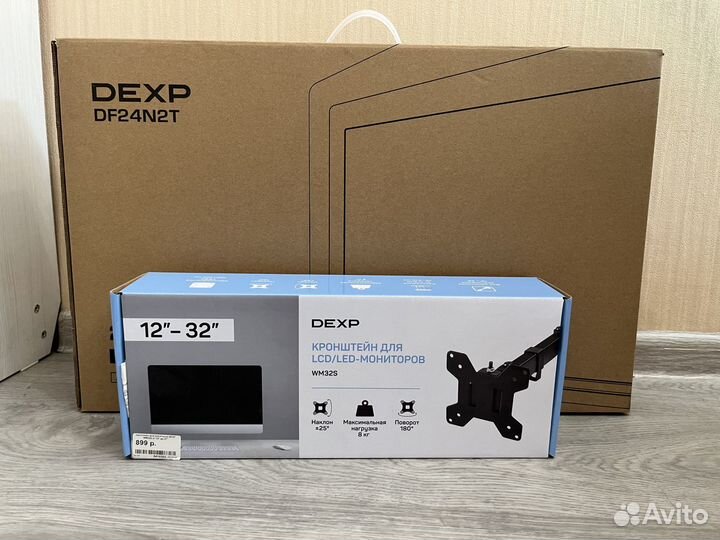 Монитор dexp DF24N2T белый 23.8