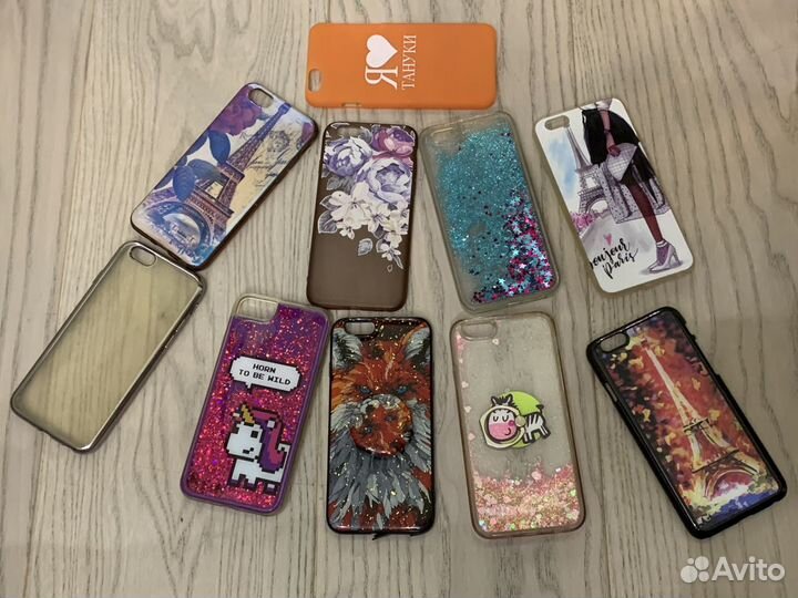 Чехол на iPhone 6 и защитная пленка 6 plus