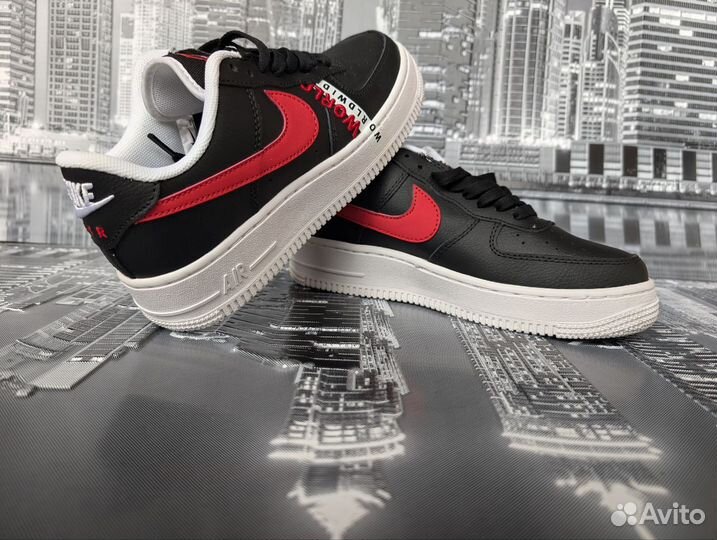 Кроссовки nike air force 1 черные