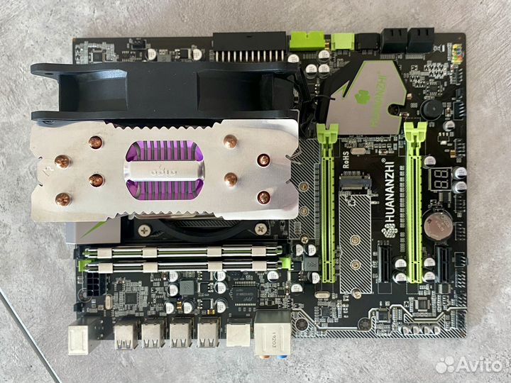 Комплект X79 LGA 2011+E5 2689+16Гб DDR3+кулер