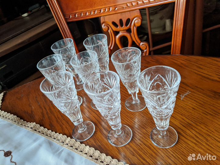 Хрустальные рюмки СССР