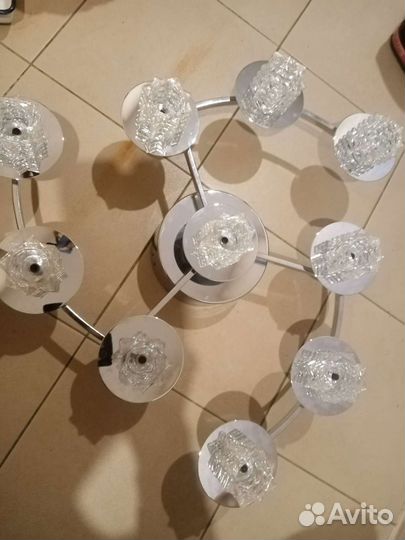 Люстра потолочная бу