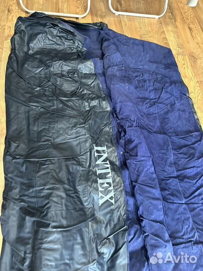 Надувная кровать intex 190x137x25см