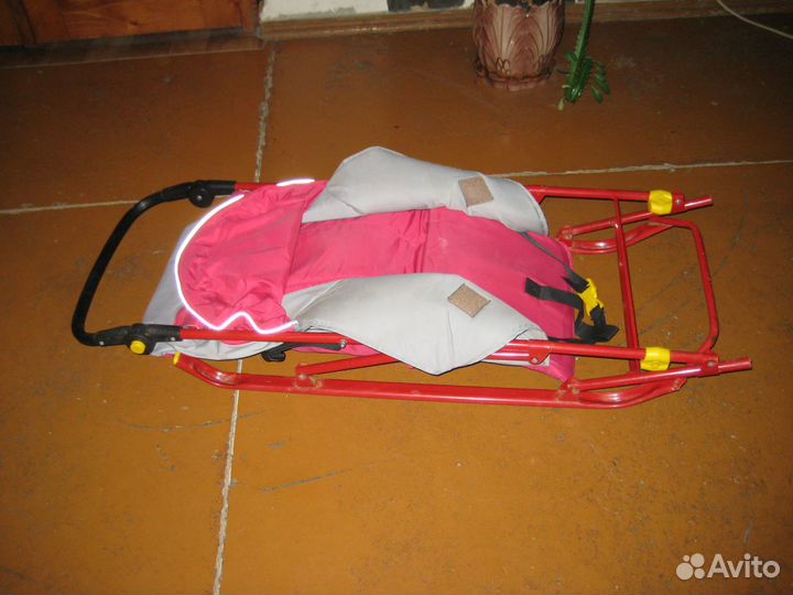 Детские санки коляска