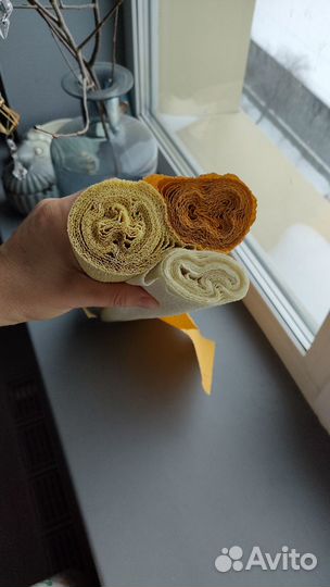 Бумага гофрированная, тишью для упаковки