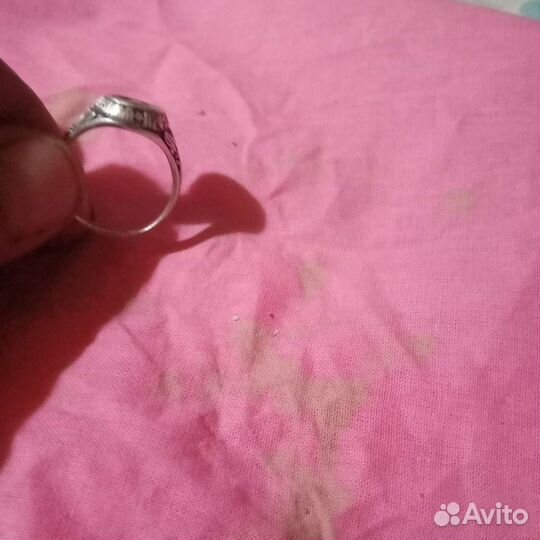Серебряное кольцо может царское