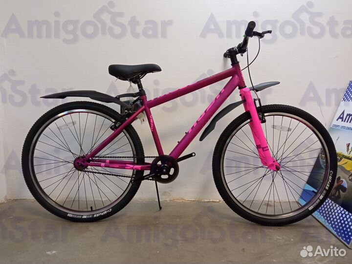 Велосипед женский 26 1ск RH NX 600 V-brake ST