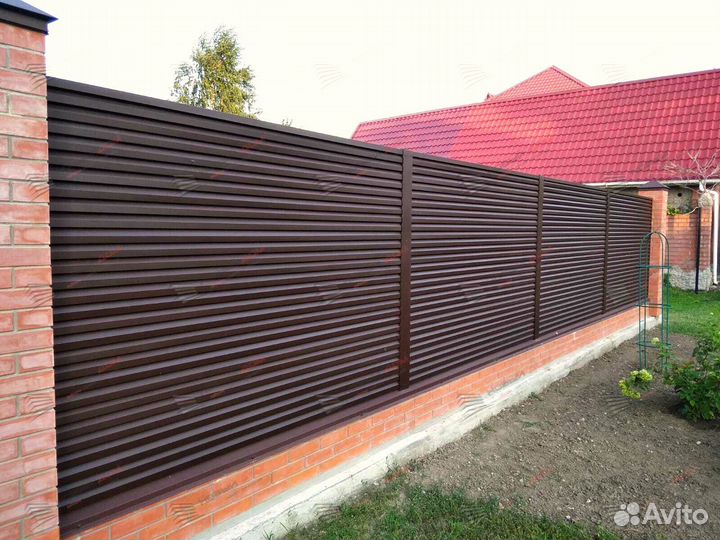 Забор жалюзи еврозабор