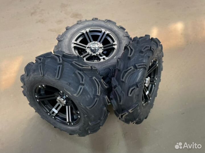 Разноширокие колеса для квадроцикла 4*110 28 14